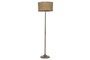 DKD Home Decor Lámpara Pie Balines Marrón Natural Metal Fibra 41x41x156 cm