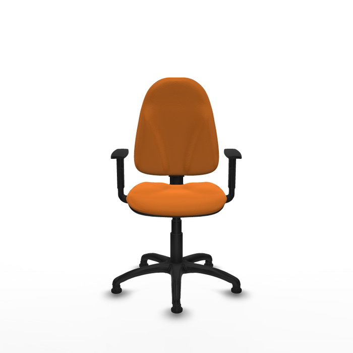 PIQUERAS Y CRESPO Silla de oficina Algarra Naranja con Brazos 1D PIQUERAS Y CRESPO Silla de oficina Algarra Naranja con Brazos 1D