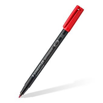 Staedtler Lumocolor 317 WP4 Marcadores Permanentes Punta Media 1mm Surtidos (Negro, Azul, Verde, Rojo) extra_info_placeholder