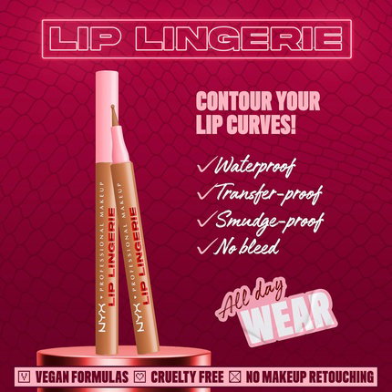 Nyx Professional Make Up LIP LINGERIE Delineador de Labios 01-Tease U Later