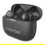 Canyon Auriculares OnGo 10 In-Ear True Wireless Bluetooth 5.3 Llamadas Música Deporte Uso Diario Negro