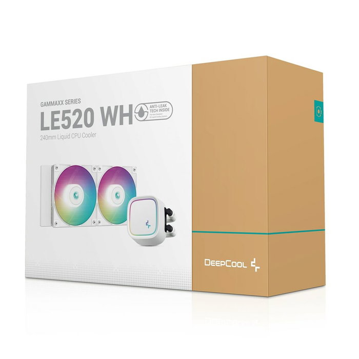 DeepCool LE520 WH Refrigeración líquida todo en uno 240mm Blanco