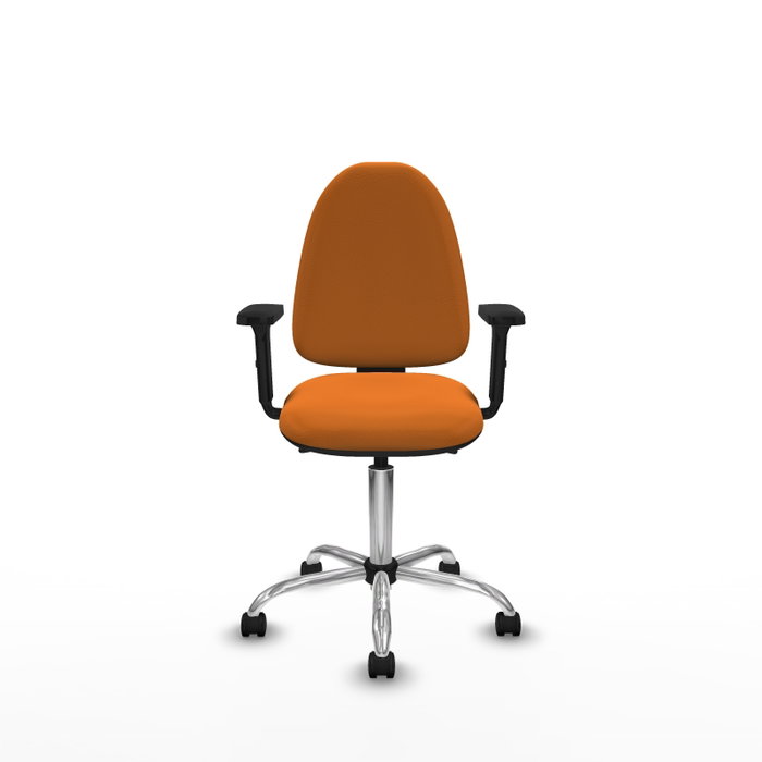 PIQUERAS Y CRESPO Silla de oficina Aýna Naranja con mecanismo Asincro