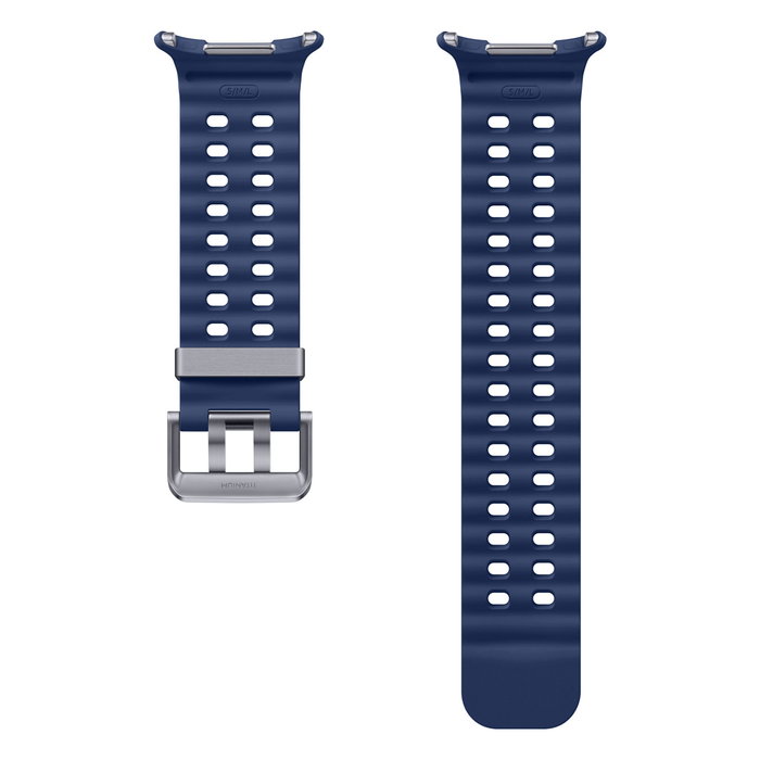 Samsung Galaxy Watch Ultra Correa de Pulsera de Repuesto en Azul, Material NBR y Titanio, Compatible con Reloj Inteligente - ET-SNL70MNEGEU