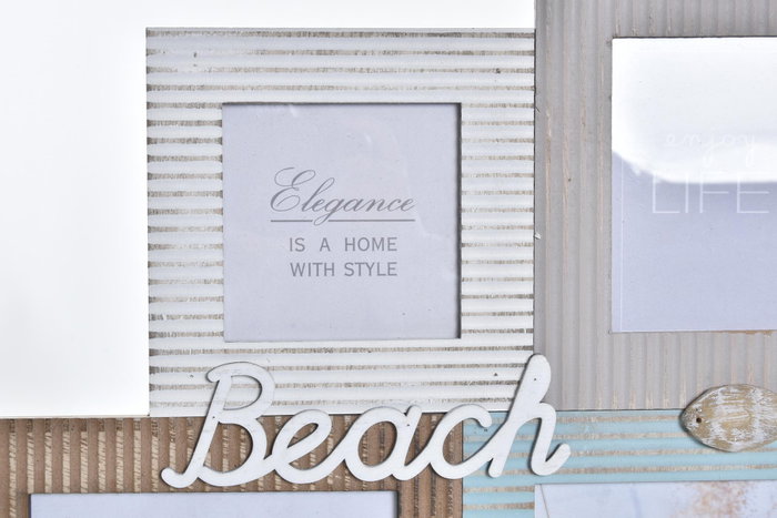 DKD Home Decor Marco Multifoto Madera y Cristal Beach 51x40,5 cm DKD Home Decor Marco Multifoto Madera y Cristal Beach 51x40,5 cm