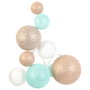 Home Deco Factory Guirnalda Luz 10 LED Azul/Beig