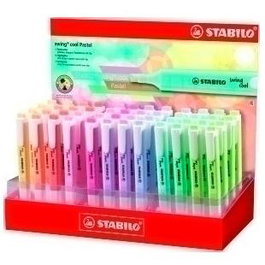 Stabilo Rotulador Fluorescente Swing Cool Pastel Edition Expositor 48 Unidades Colores Surtidos