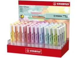 Stabilo Rotulador Fluorescente Swing Cool Pastel Edition Expositor 48 Unidades Colores Surtidos