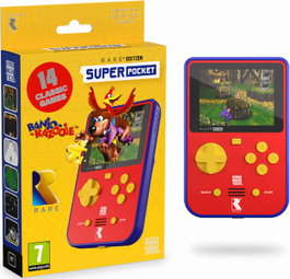 EV-EVERCADE HYPERMEGATECH! Rare Super Pocket (14 juegos)