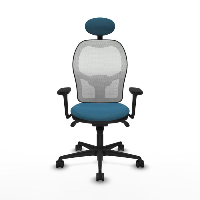 PIQUERAS Y CRESPO Silla de oficina Jorquera Verde petróleo y Blanco PIQUERAS Y CRESPO Silla de oficina Jorquera Verde petróleo y Blanco