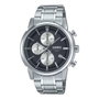 Casio MTP-E510D-1A2VDF con esfera negra y correa gris