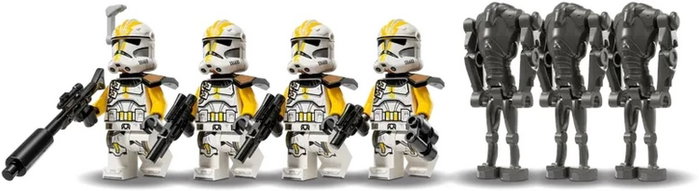 LEGO Star Wars 75431 Soldados Clon 327 Cuerpo Estelar Pack de Batalla de Construcción