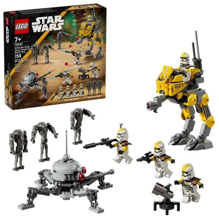 LEGO Star Wars 75431 Soldados Clon 327 Cuerpo Estelar Pack de Batalla de Construcción