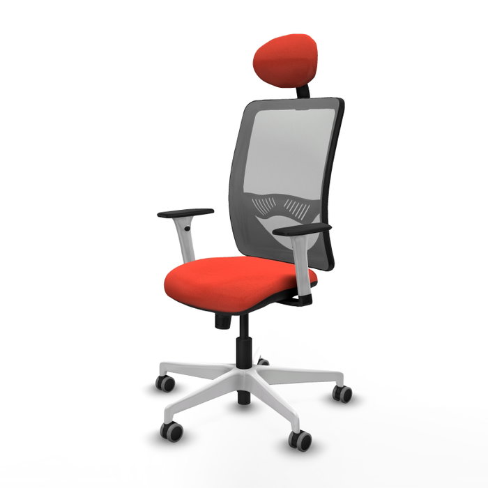 PIQUERAS Y CRESPO Silla de oficina Zulema Naranja oscuro y Gris PIQUERAS Y CRESPO Silla de oficina Zulema Naranja oscuro y Gris
