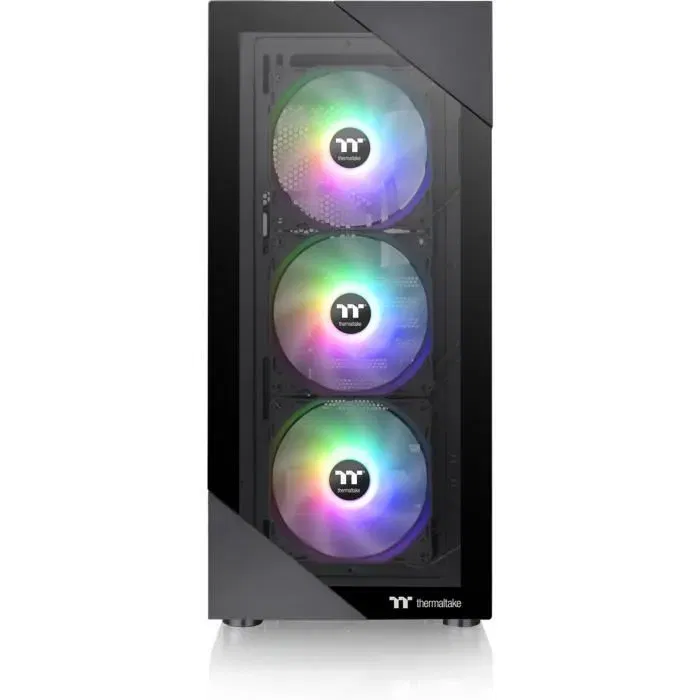 Thermaltake THE1685774262238 Caja PC Mid Tower ATX/Micro ATX Vidrio Templado ARGB USB 3.0/2.0 Negro