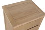 DKD Home Decor Mesita de Noche Alpino Natural Madera Pino 3 Cajones 40 x 66 x 50 cm