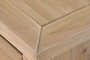 DKD Home Decor Mesita de Noche Alpino Natural Madera Pino 3 Cajones 40 x 66 x 50 cm
