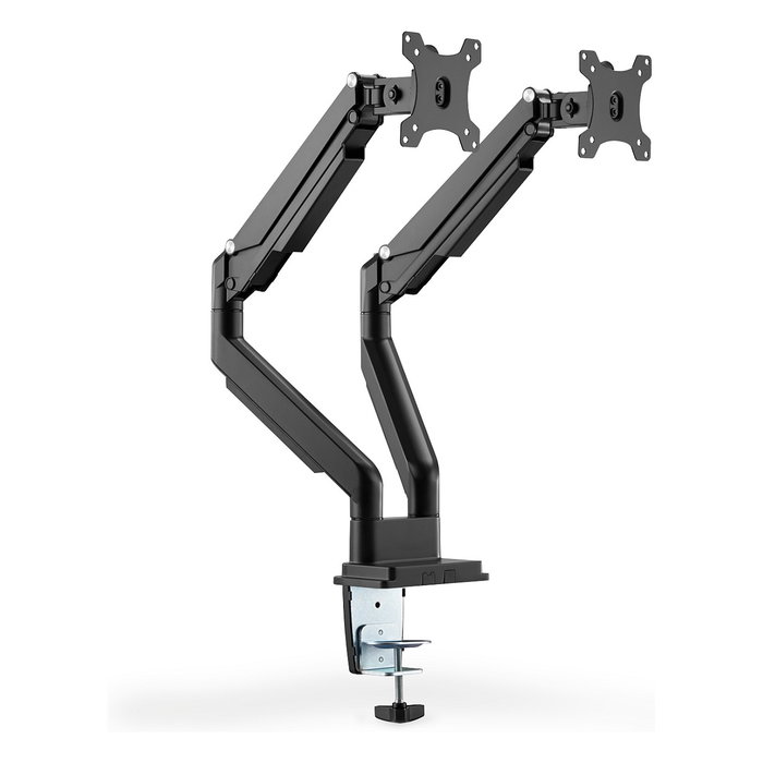 Digitus DA-90395 Soporte para 2 Monitores hasta 32" y 9kg con Resorte de Gas