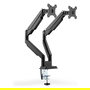 Digitus DA-90395 Soporte para 2 Monitores hasta 32" y 9kg con Resorte de Gas