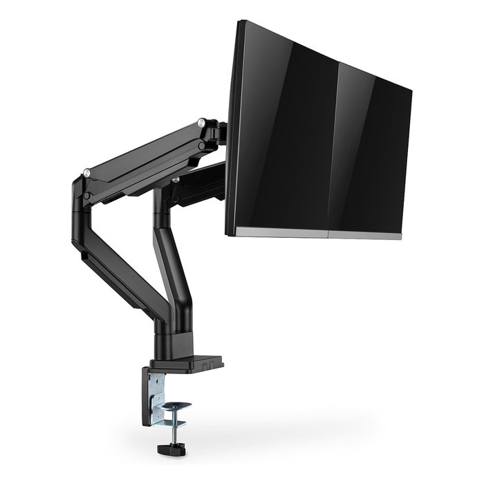 Digitus DA-90395 Soporte para 2 Monitores hasta 32" y 9kg con Resorte de Gas