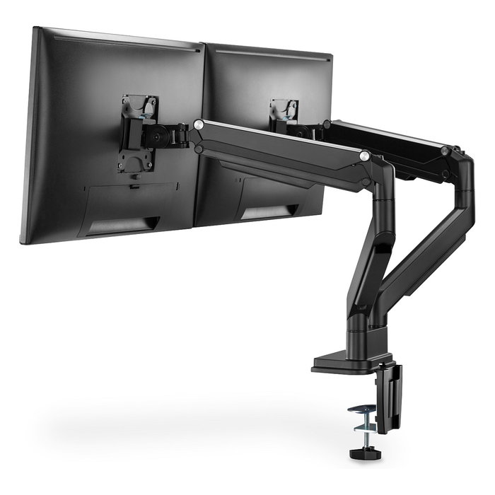 Digitus DA-90395 Soporte para 2 Monitores hasta 32" y 9kg con Resorte de Gas