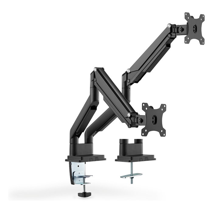 Digitus DA-90395 Soporte para 2 Monitores hasta 32" y 9kg con Resorte de Gas