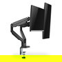 Digitus DA-90395 Soporte para 2 Monitores hasta 32" y 9kg con Resorte de Gas