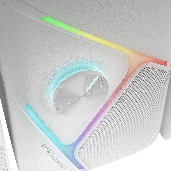 Mars Gaming MS-H21 Altavoces 2.1 Blanco
