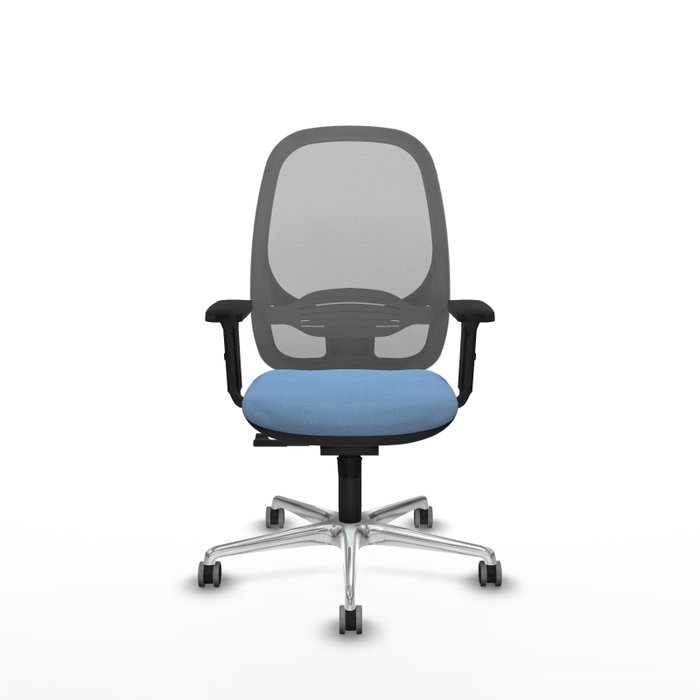 PIQUERAS Y CRESPO Silla de oficina Cilanco con mecanismo Sincro - Azul cielo y Gris PIQUERAS Y CRESPO Silla de oficina Cilanco con mecanismo Sincro - Azul cielo y Gris
