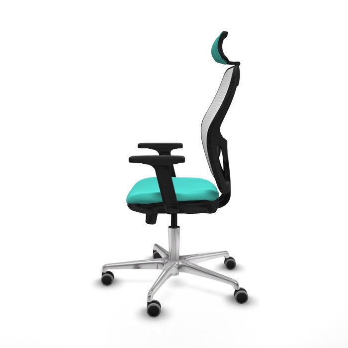 PIQUERAS Y CRESPO Silla de oficina Jorquera Turquesa y Blanco PIQUERAS Y CRESPO Silla de oficina Jorquera Turquesa y Blanco