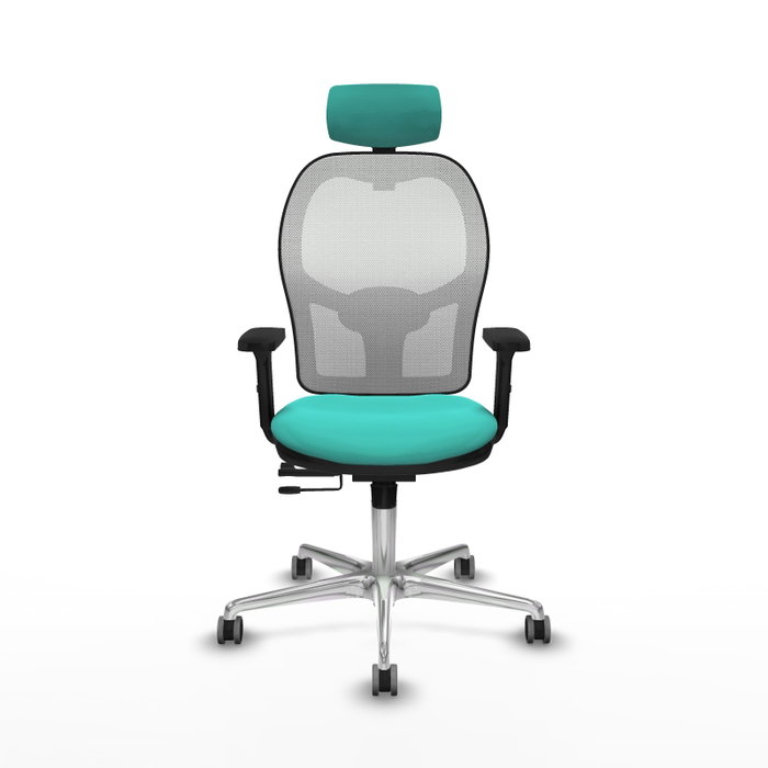 PIQUERAS Y CRESPO Silla de oficina Jorquera Turquesa y Blanco PIQUERAS Y CRESPO Silla de oficina Jorquera Turquesa y Blanco