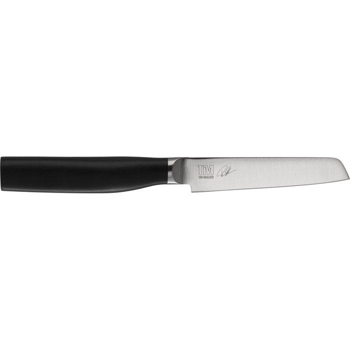 Kai KAI Tim Mälzer KAMAGATA Cuchillo para verduras 9 cm de acero inoxidable, Plata/Negro Kai KAI Tim Mälzer KAMAGATA Cuchillo para verduras 9 cm de acero inoxidable, Plata/Negro