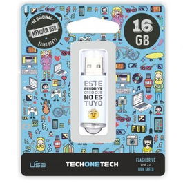 Tech One Tech TEC4007-16 Pendrive 16GB USB 2.0 Metal
