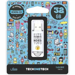 Tech One Tech Pendrive USB 2.0 32GB Memoria Flash - 16GB