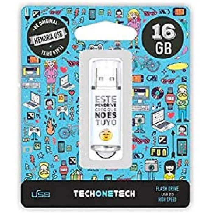 Tech One Tech Pendrive No Es Tuyo 16GB USB 2.0