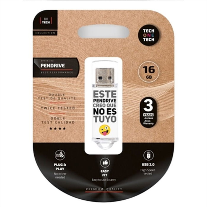 Tech One Tech Pendrive No Es Tuyo 16GB USB 2.0