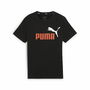 Camiseta de Manga Corta Infantil Puma Essentials+ 2 Col Logo 060-caramel