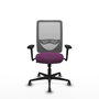 PIQUERAS Y CRESPO Silla de oficina Zulema con mecanismo Sincro, Morado y Gris