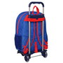 Mochila Escolar con Ruedas Sonic Let's roll Azul marino 33 x 42 x 14 cm