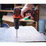 Black + Decker Taladro de percusión 18 V con 80 accesorios