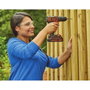 Black + Decker Taladro de percusión 18 V con 80 accesorios