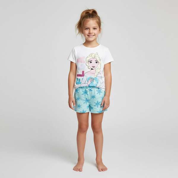 Cerdá Pijama Corto Single Jersey Frozen 3 Años - Modelos Surtidos