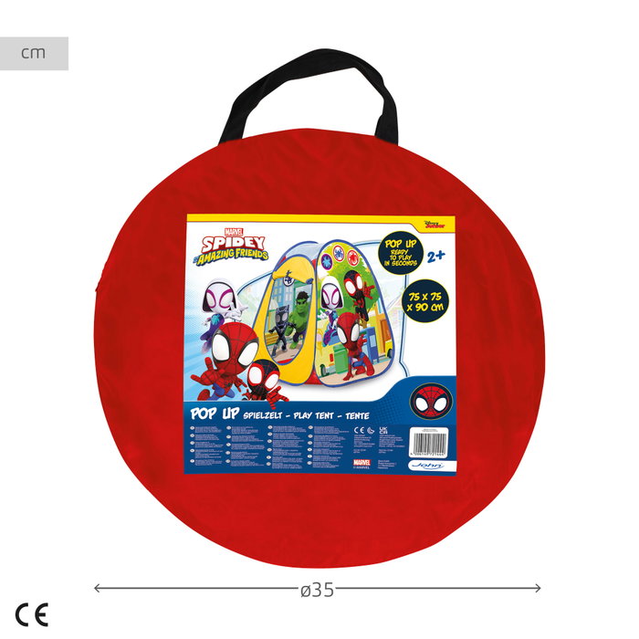 Spidey y su superequipo Tienda de campaña infantil Pop Up 75x75x90 cm