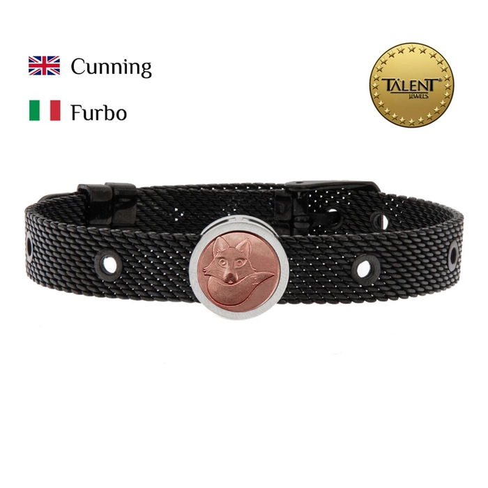 Pulsera Unisex Cunning Talent Jewels TJA-5-07-02-2-235 Negro