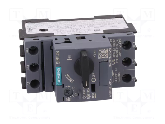 SIEMENS 3RV2021-1JA10 Interruptor motorizado 4kW 220÷690VAC