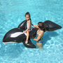 Bestway Figura Hinchable Ballena Gigante con Asas 203x102 cm +3 Años Playa y Piscina 41009