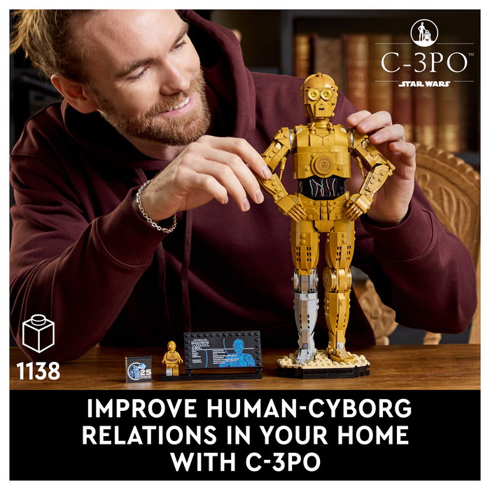 LEGO Star Wars C-3PO Kit de modelo para adultos LEGO Star Wars C-3PO Kit de modelo para adultos