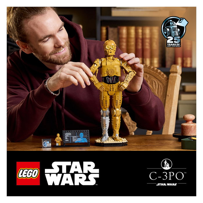LEGO Star Wars C-3PO Kit de modelo para adultos LEGO Star Wars C-3PO Kit de modelo para adultos