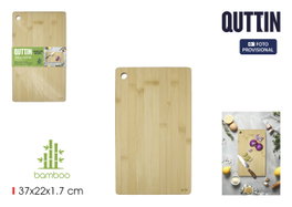 Quttin Tabla para Cortar Bambú 37 x 22 cm (18 Unidades)