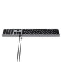 Satechi Slim W3 USB-C Wired Keyboard (Layout Alemán)